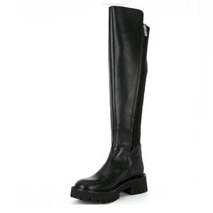Michael Kors Black Asher Tall leather boots